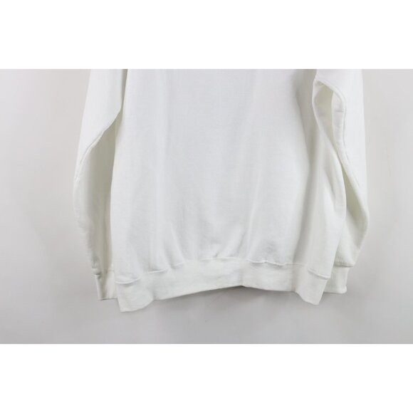 Vtg Y2K 2001 Womens Medium September 11 Peace On Earth Christmas Tree Sweatshirt - Picture 14 of 14